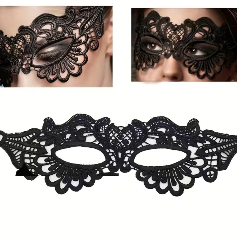 🍒NEW DETAILED LACE FACE MASK - Picture 2 of 5
